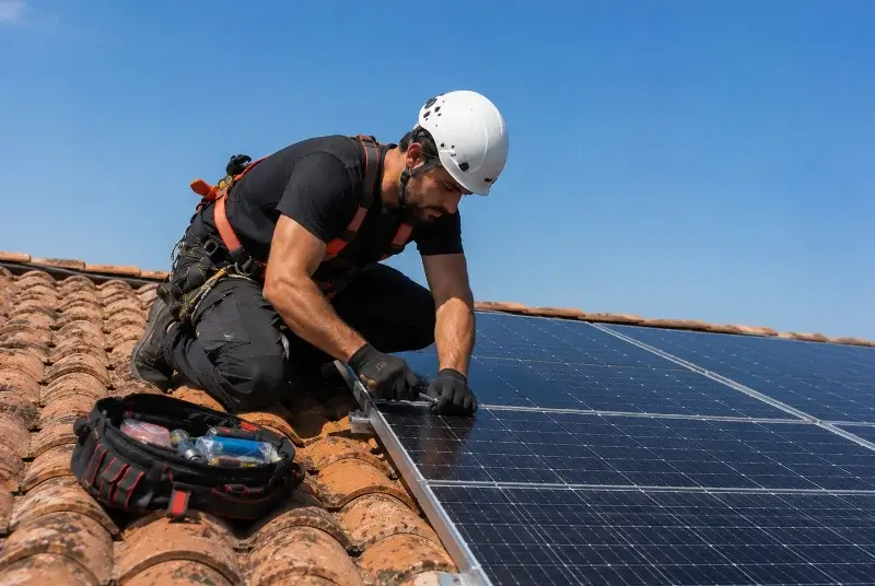 Maintenance et monitoring de panneaux solaires à Wahagnies