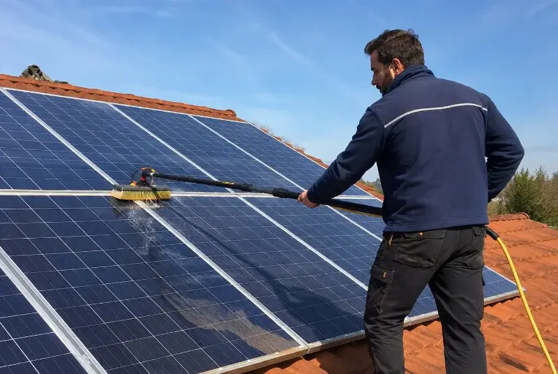 Nettoyage et entretien de panneaux solaires à Wahagnies